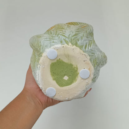 Vaso Decorativo Cerâmica Verde Home&Co Albero 36x15x18cm