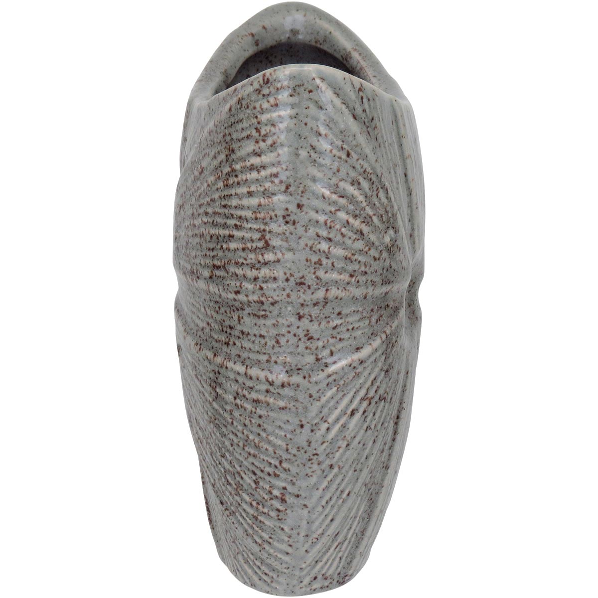 Vaso Decorativo Cerâmico Home&Co Prune Marfim 20x17x9cm