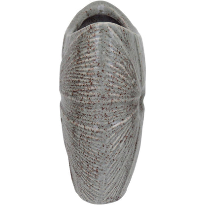 Vaso Decorativo Cerâmico Home&Co Prune Marfim 20x17x9cm