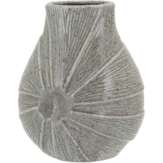 Vaso Decorativo Cerâmica Marfim Home&Co Prune 24x19x11cm