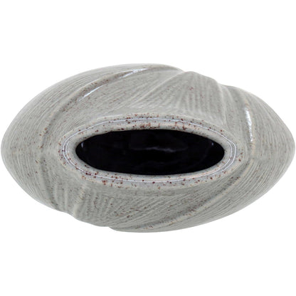 Vaso Decorativo Cerâmica Marfim Home&Co Prune 24x19x11cm