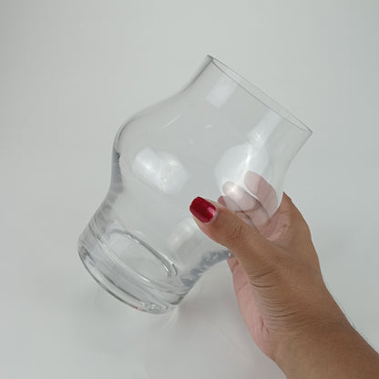 Vaso Vidro 18x15x15cm Transparente