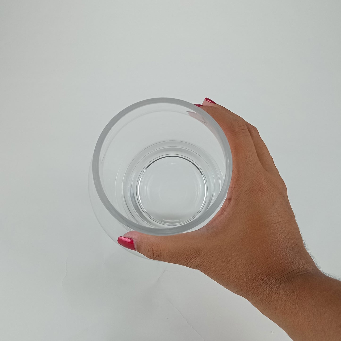 Vaso Vidro 18x15x15cm Transparente