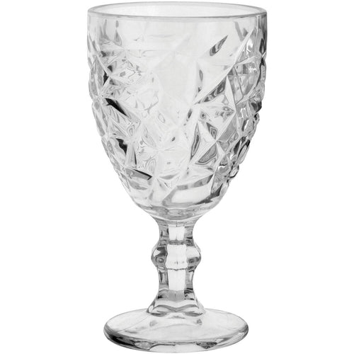 Conjunto 6 Taças Água Ally Vidro 300ml Transparente 17x9x9cm