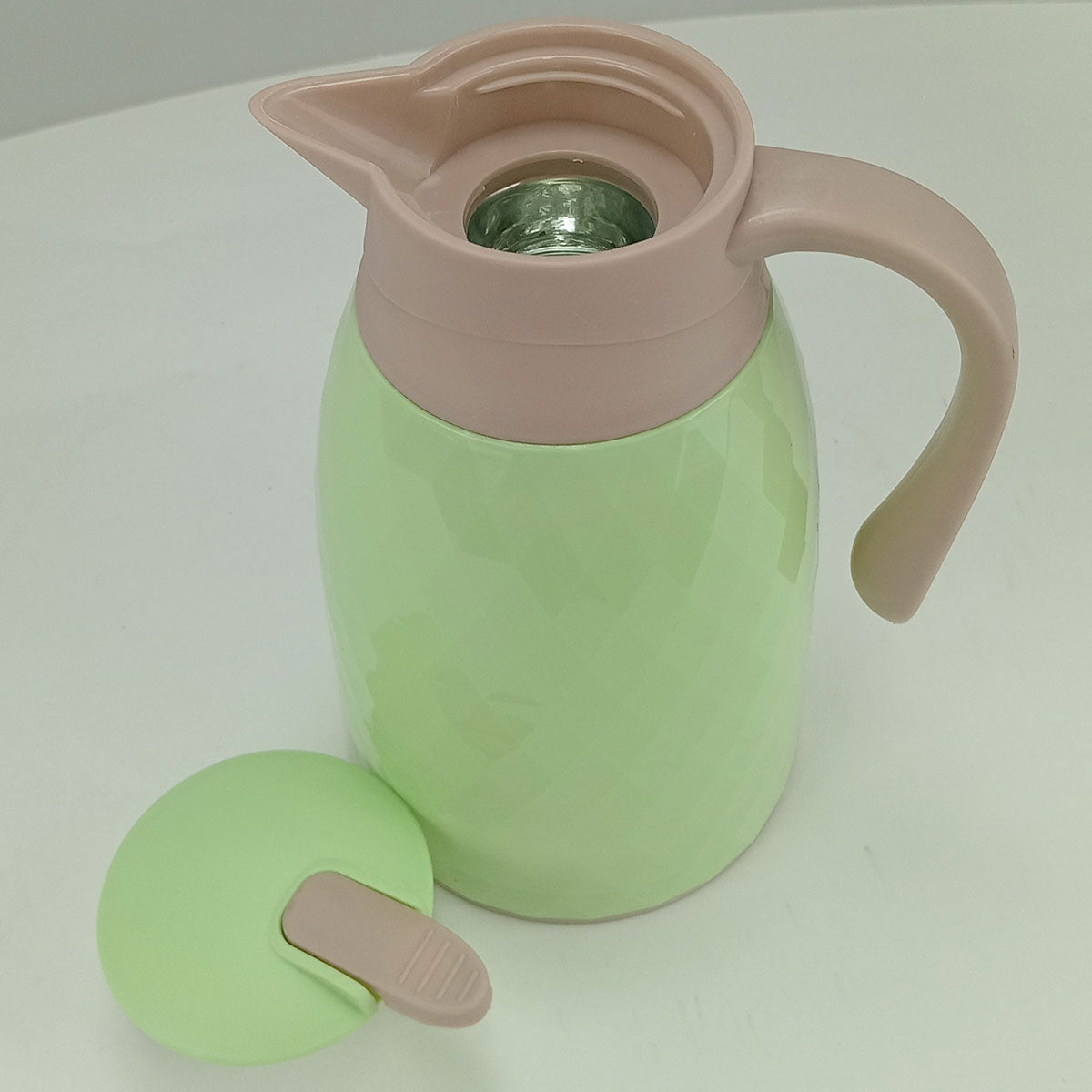 Garrafa Térmica Khenze Ampola 1L Verde Plástico 25x14cm