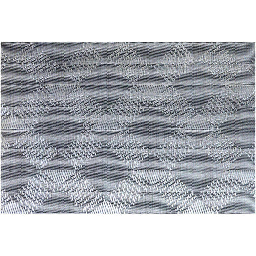 Conjunto de 4 Lugares Americanos PVC Cinza 45x30cm