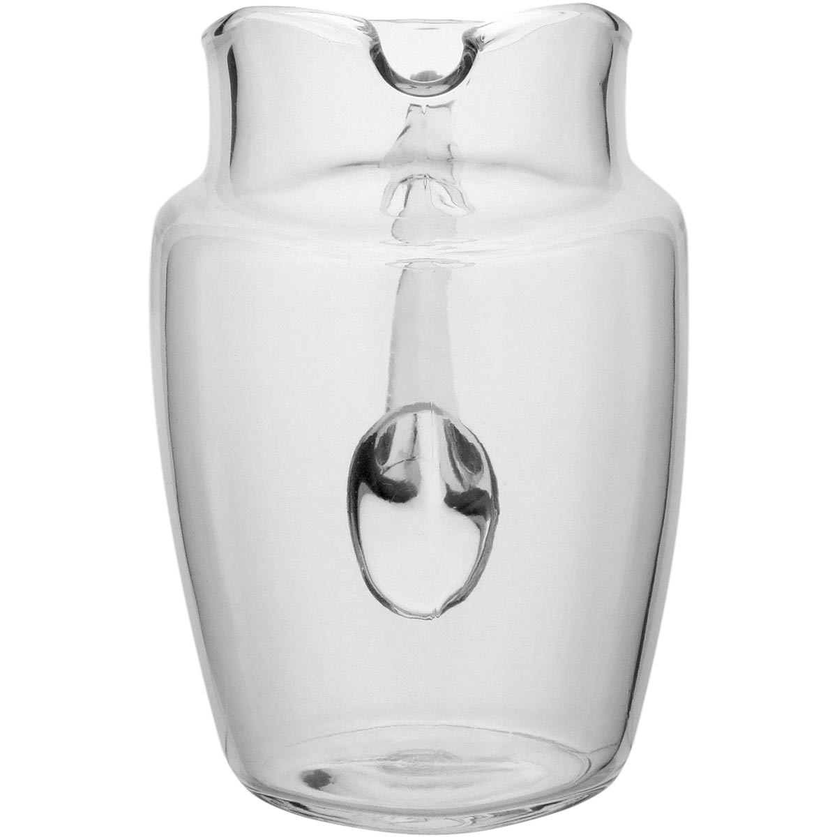 Jarra de Vidro Orinoco Transparente 1,1L 17x17x11cm Bico Antiderrame