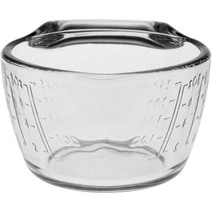 Tigela Medidora de Vidro Temperado Crisa Pyr O Rey 250ml Transparente