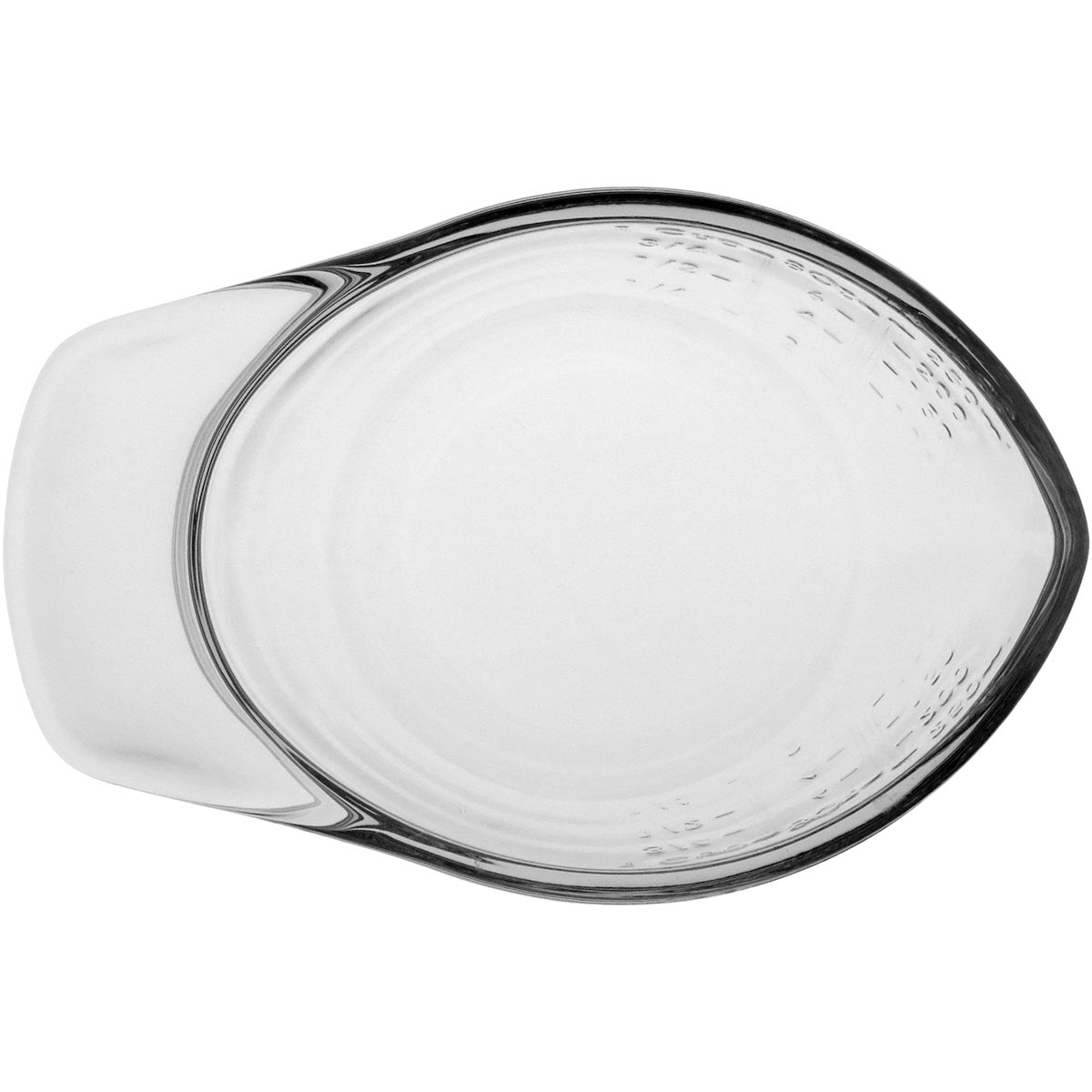 Tigela Medidora de Vidro Temperado Crisa Pyr O Rey 250ml Transparente