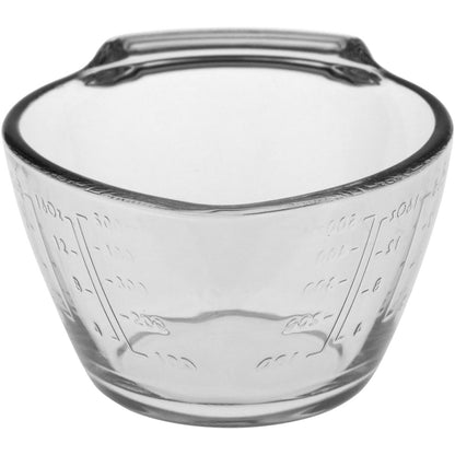 Tigela Medidora de Vidro Temperado 500ml Crisa Pyr O Rey Transparente