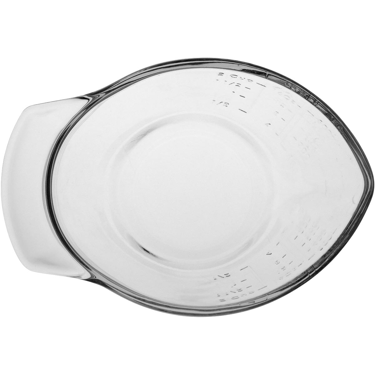 Tigela Medidora de Vidro Temperado 500ml Crisa Pyr O Rey Transparente