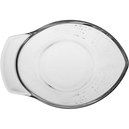 Tigela Medidora de Vidro Temperado 500ml Crisa Pyr O Rey Transparente