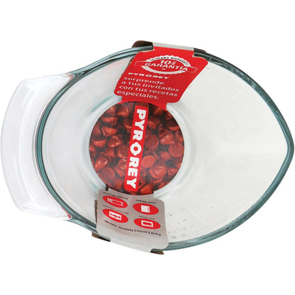 Tigela Medidora de Vidro Temperado 500ml Crisa Pyr O Rey Transparente