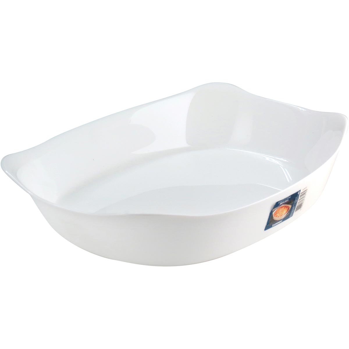 Assadeira de Vidro Temperado Luminarc Smart Cuisine 2,7L 6x34cm Branco