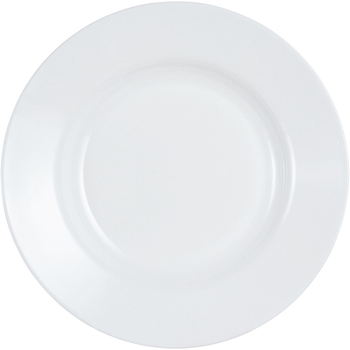 Jogo de Pratos Rasos Luminarc Everyday 6 Unidades Vidro Temperado Branco 27cm