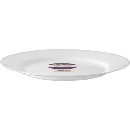 Jogo de Pratos Rasos Luminarc Everyday 6 Unidades Vidro Temperado Branco 27cm