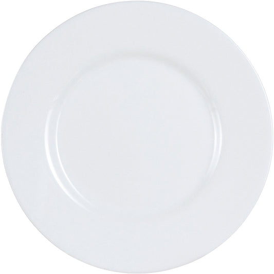 Conjunto 6 Pratos Sobremesa Luminarc Everyday Vidro Temperado Branco 19cm