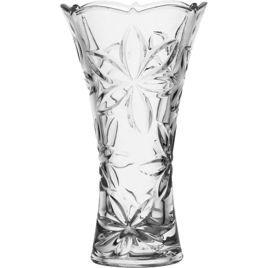 Vaso Decorativo Lilie em Vidro Transparente 23x13cm - Alta Qualidade