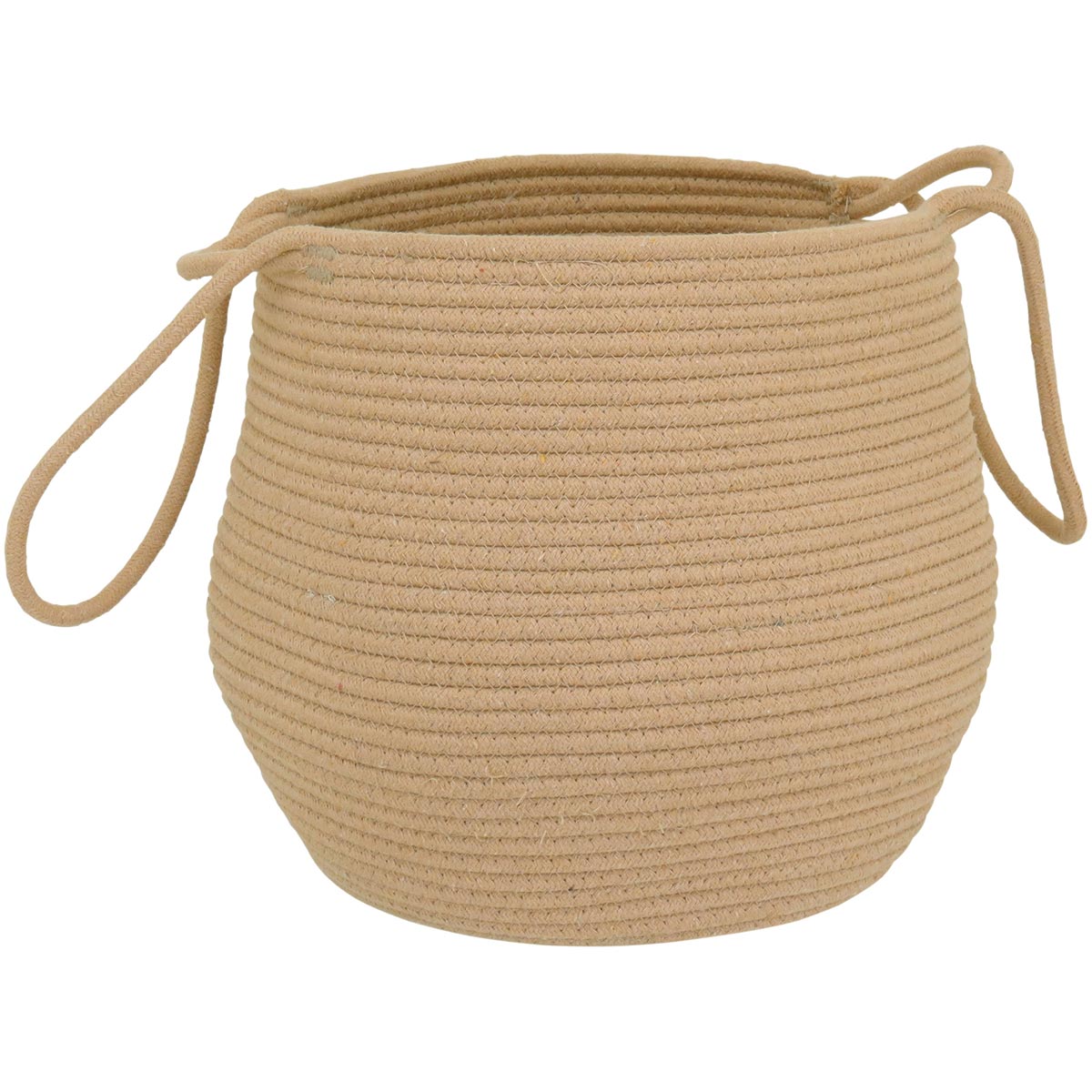 Cesta Organizadora Chartier 2 peças Tecido Natural Bege Grande e Pequena