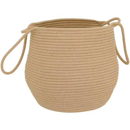 Cesta Organizadora Chartier 2 peças Tecido Natural Bege Grande e Pequena