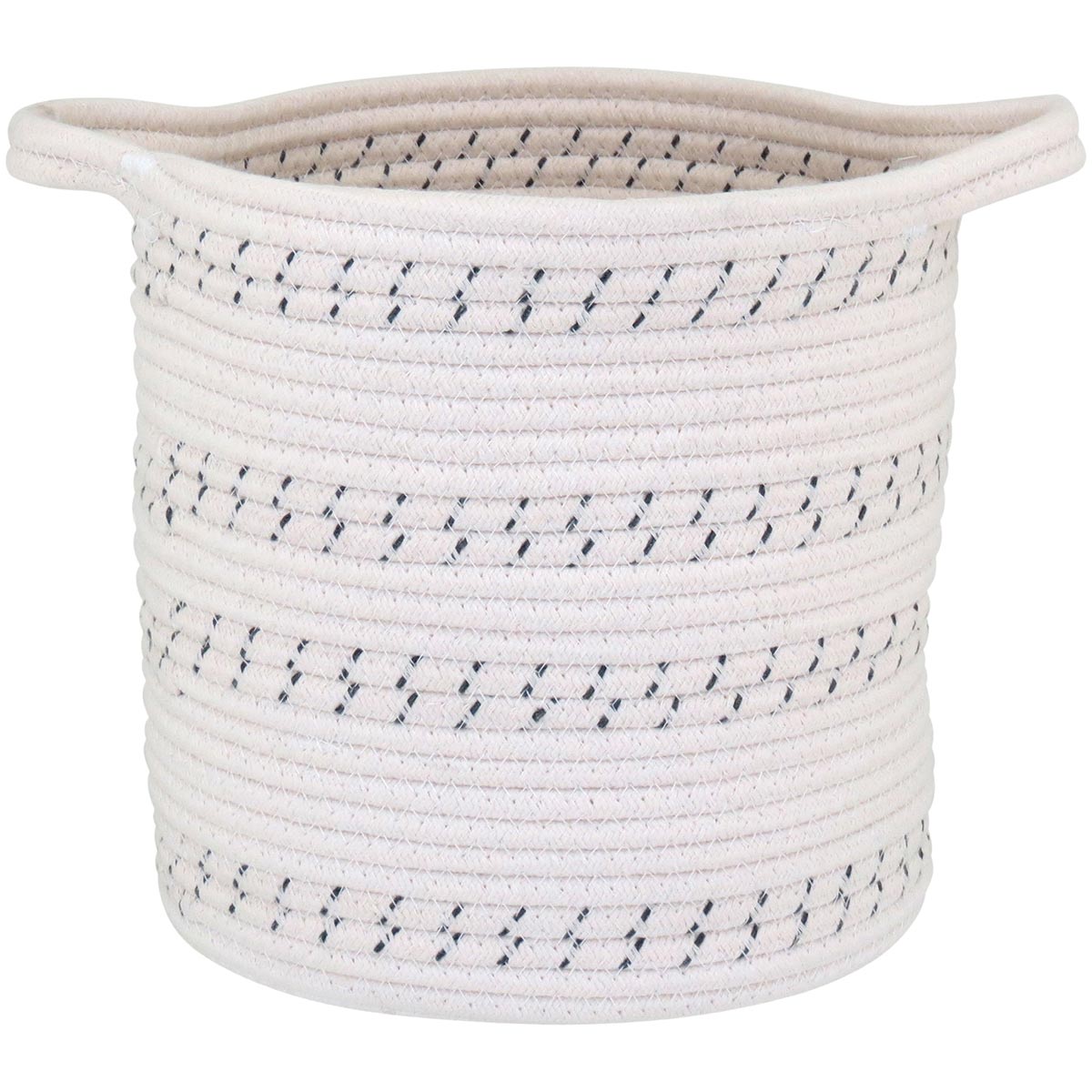 Cestas Organizadoras Allegra 3 Peças Tecido Branco para Decoração