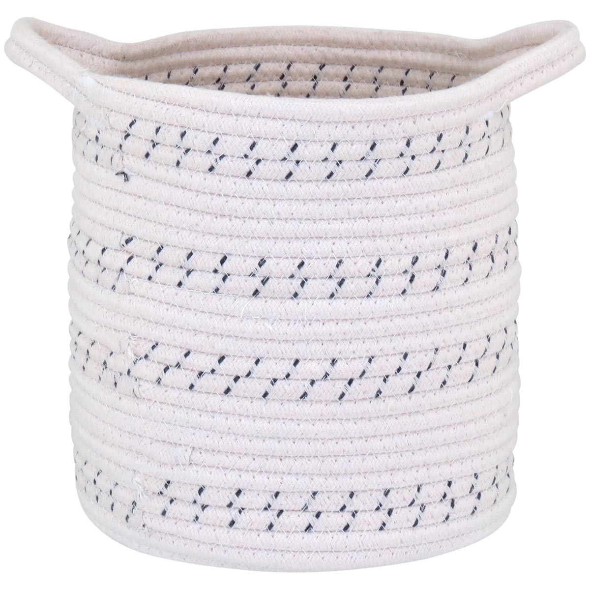 Cestas Organizadoras Allegra 3 Peças Tecido Branco para Decoração