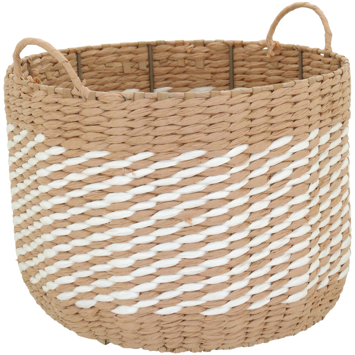 Conjunto de Cestas Organizadoras Canggu 3 Peças Fibra Natural Bege