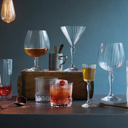Jogo 6 Copos Uísque Bormioli Rocco America 350ml Vidro Transparente