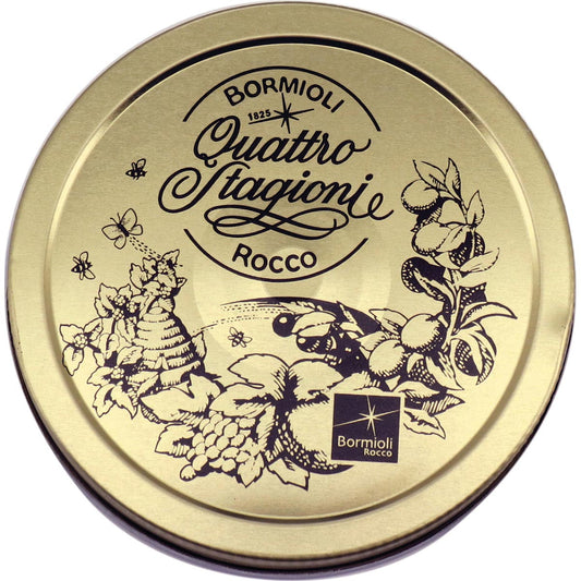 Tampa para Pote Bormioli Rocco Qstagioni Dourada Metal 11x11cm