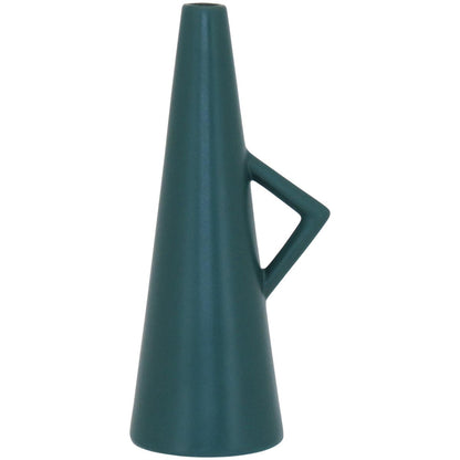 Vaso Shape Cerâmica 25x10x9cm Verde