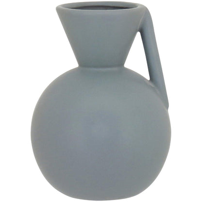 Vaso Shape Cerâmica 17x10x10cm Cinza