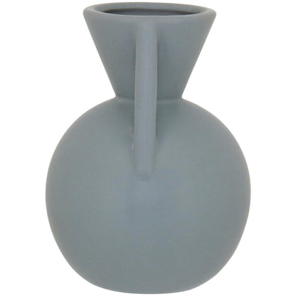 Vaso Shape Cerâmica 17x10x10cm Cinza