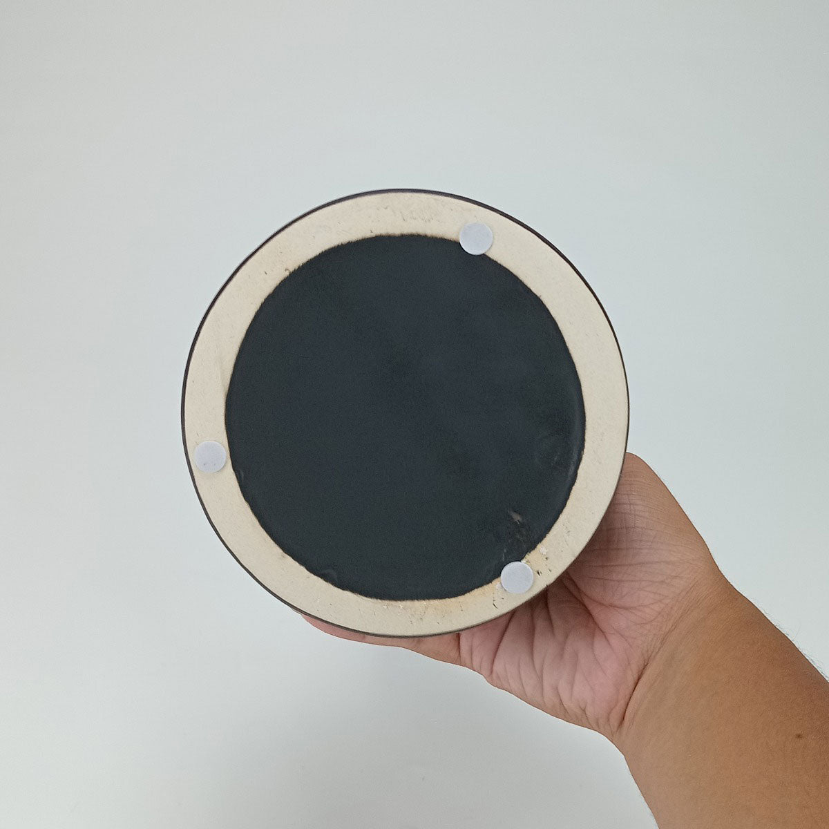 Vaso Shape Cerâmica 18x14x14cm Preto