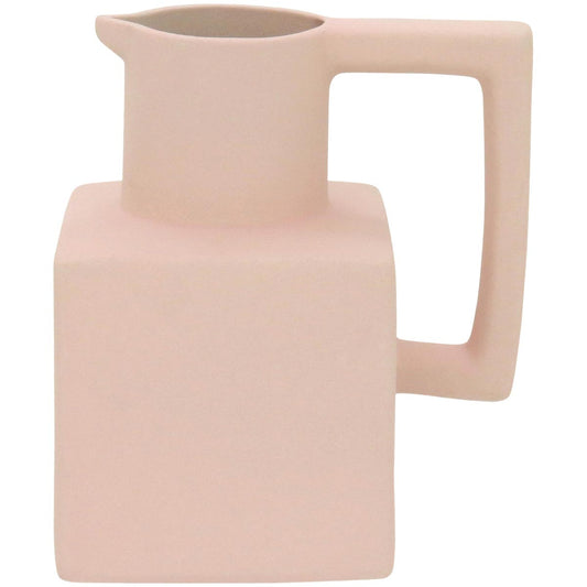 Vaso Shape Cerâmica 14x13x10cm Rosa