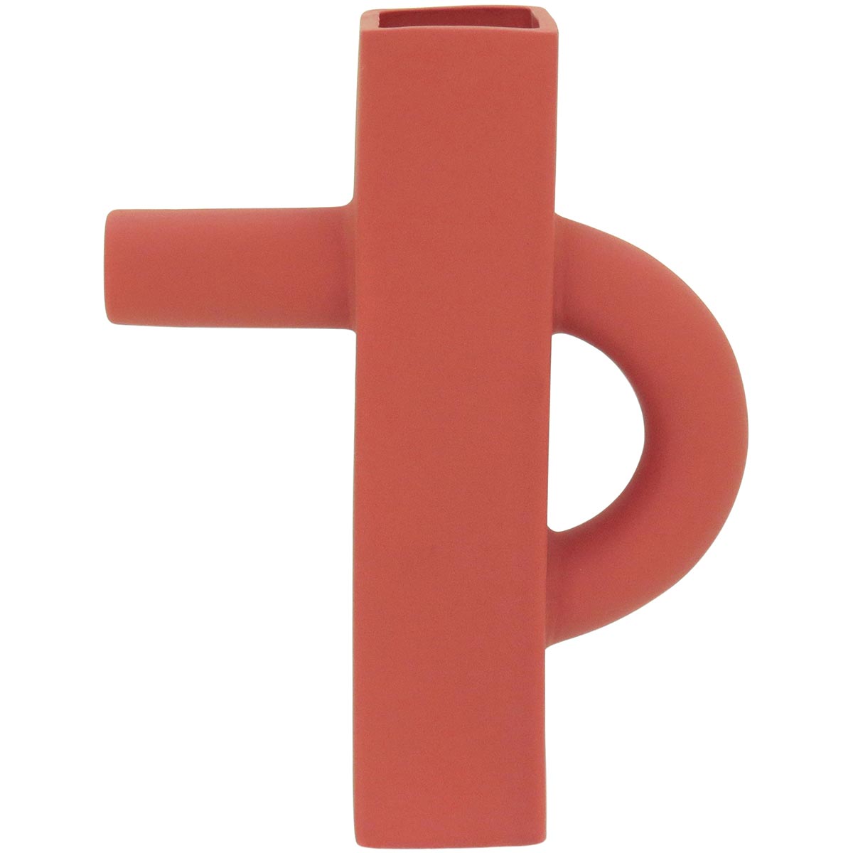 Vaso Decorativo Cerâmica Coral 24x19cm Erick