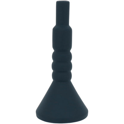 Garrafa Decorativa Cerâmica Azul Galact 24x11cm