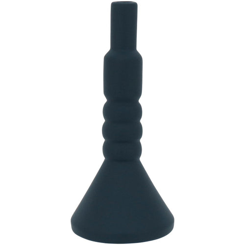 Garrafa Decorativa Cerâmica Azul Galact 24x11cm