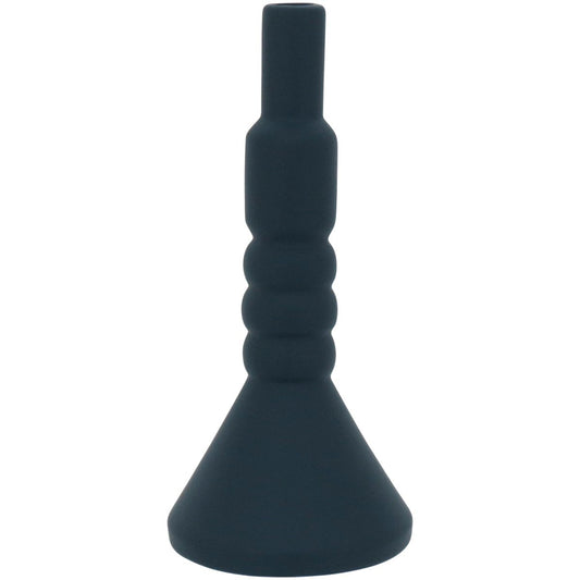 Garrafa Decorativa Cerâmica Azul Galact 24x11cm