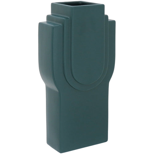 Vaso Opala Cerâmica 34x18x11cm Verde