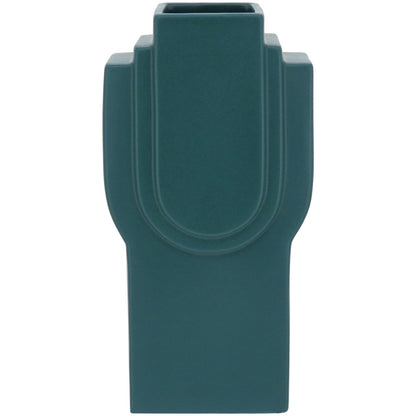 Vaso Opala Cerâmica 34x18x11cm Verde