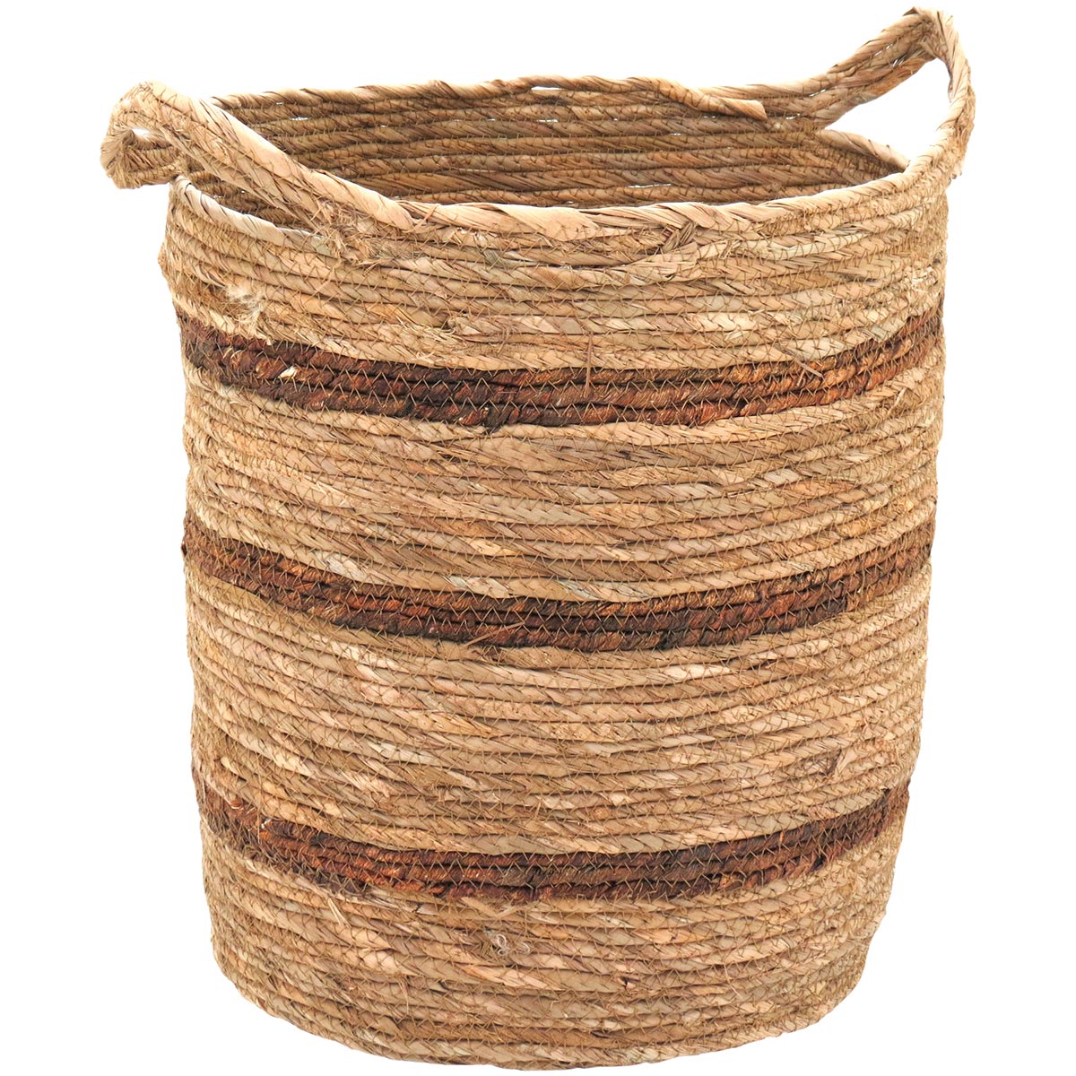 Cesta Organizadora Conjunto 3 Peças Tirta Fibra Natural Marrom