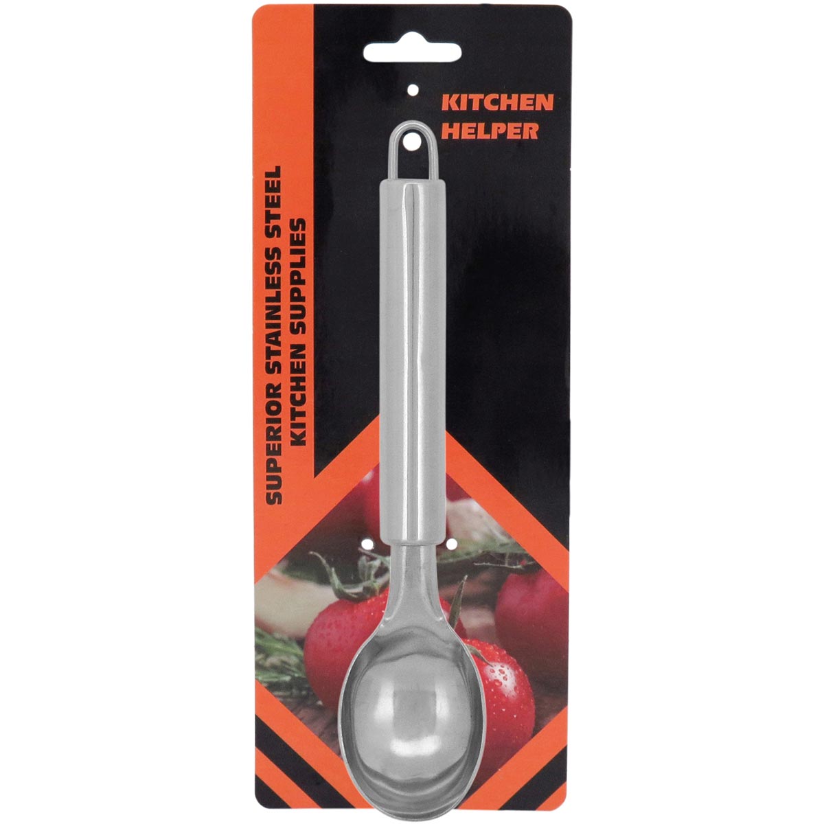 Colher de Sorvete Inox Tasty Prata 20cm - Design Ergonômico e Durável