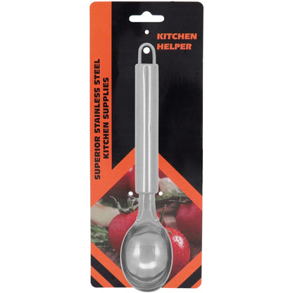 Colher de Sorvete Inox Tasty Prata 20cm - Design Ergonômico e Durável