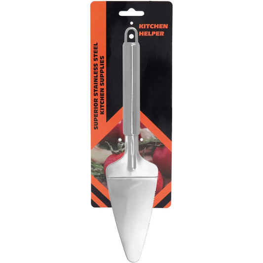 Espátula para Bolo Tasty Inox Prata 26x6x6cm Resistente e Durável