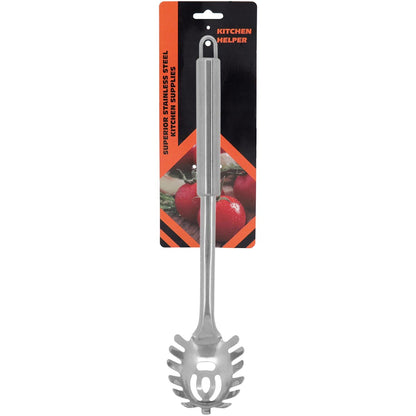 Pegador de Macarrão Inox Tasty 30cm Prata - Utensílio de Cozinha Ergonômico