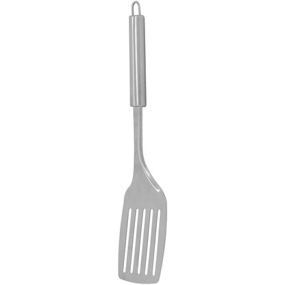 Espátula Vazada Inox Tasty 33cm Prata - Ergonomica e Resistente ao Calor