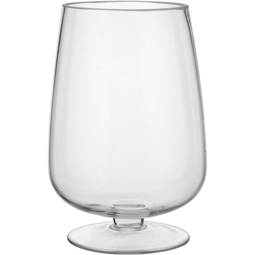Vaso de Vidro Transparente Gia 26x18cm para Arranjos Florais