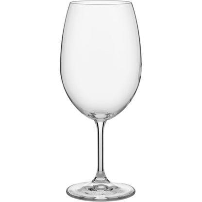 Conjunto 6 Taças de Água Bohemia Lara Cristal 540ml Transparente