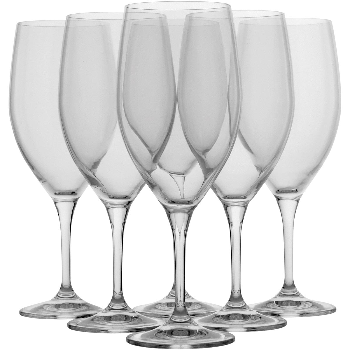 Conjunto 6 Taças de Cristal Bohemia 550ml Transparente 23x9cm