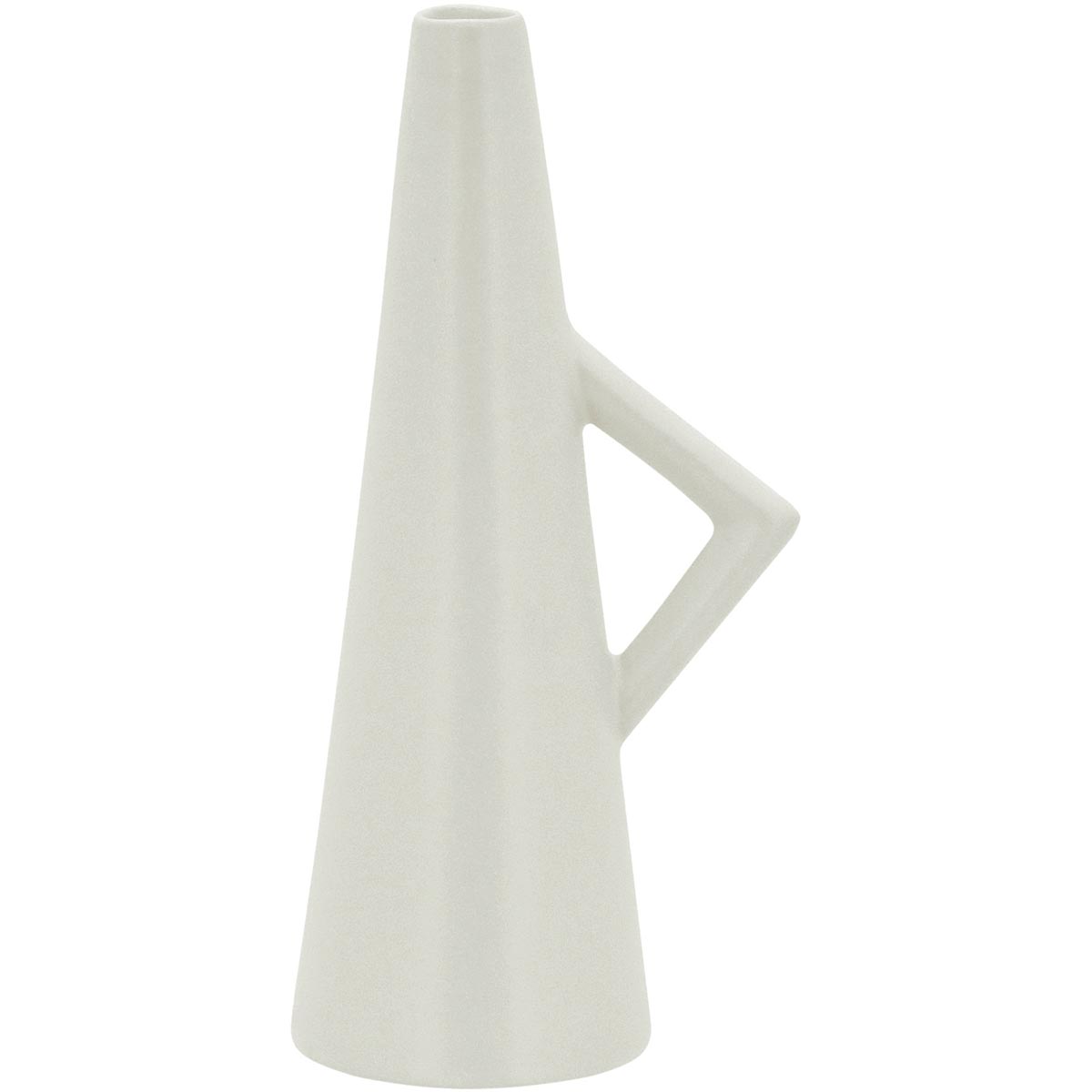 Vaso Shape Cerâmica 20x7x7cm Branco